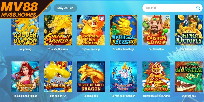 Bắn cá online MV88 là phiên bản giải trí đổi thưởng khác biệt