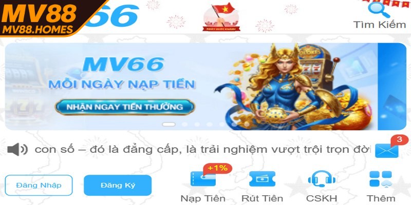 MV88 là một trong những nền tảng giải trí hàng đầu khu vực