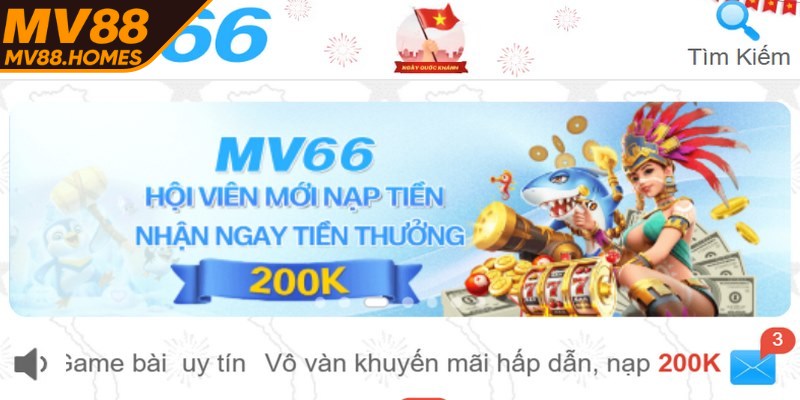 MV88 liên tục cập nhật các chương trình khuyến mãi cho hội viên